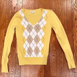 Merona Argyle V-Neck Sweater